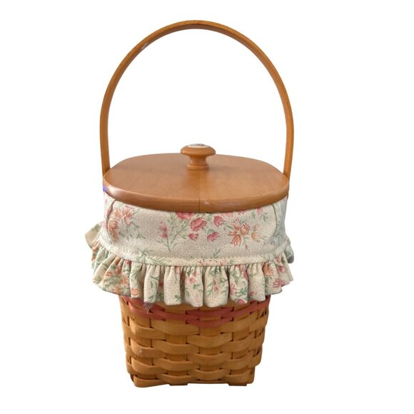 Longaberger Handcrafted Mothers Day Basket with Fabric liner, Insert and Tag - Picture 4 of 16